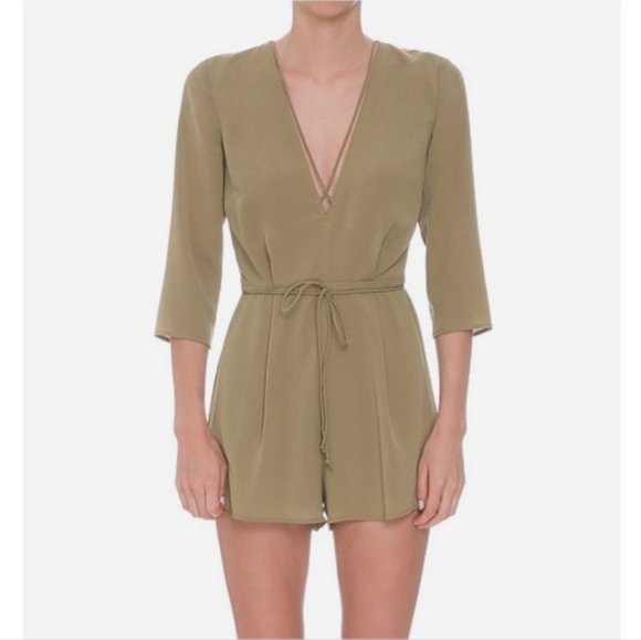 The Fifth Label Pants - THE FIFTH LABEL MAVERICK PLAYSUIT, KHAKI S